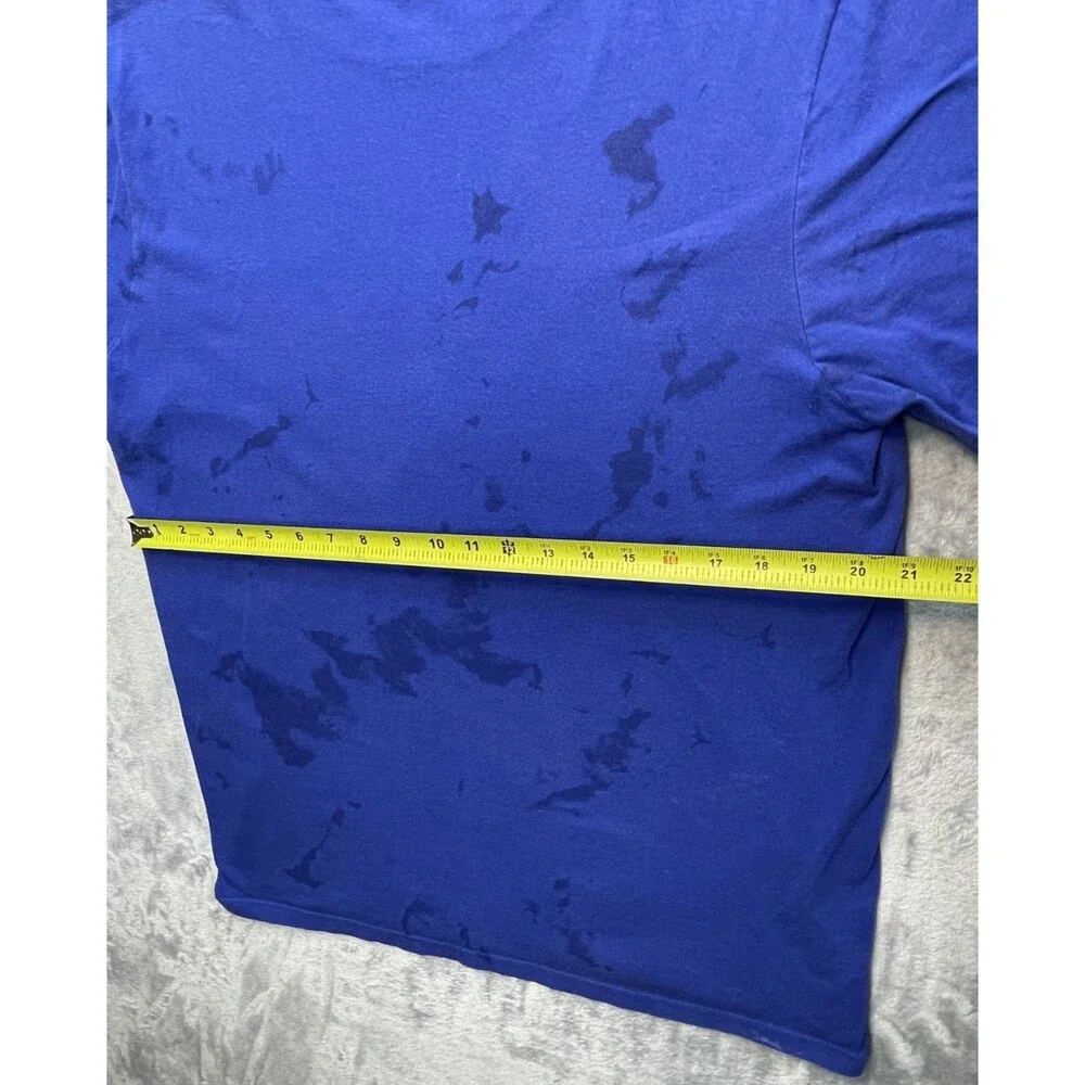 Nike Graphic T-Shirt Blue Palm Basketball T-Shirt Size Large